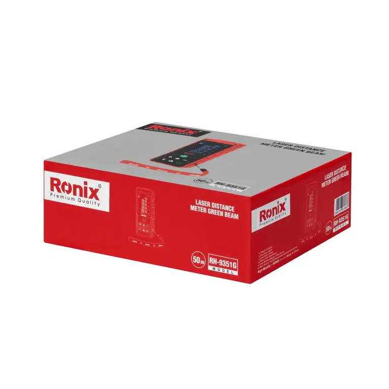 Лазерная рулетка 50 м зеленая RONIX RH-9351G — фото 9