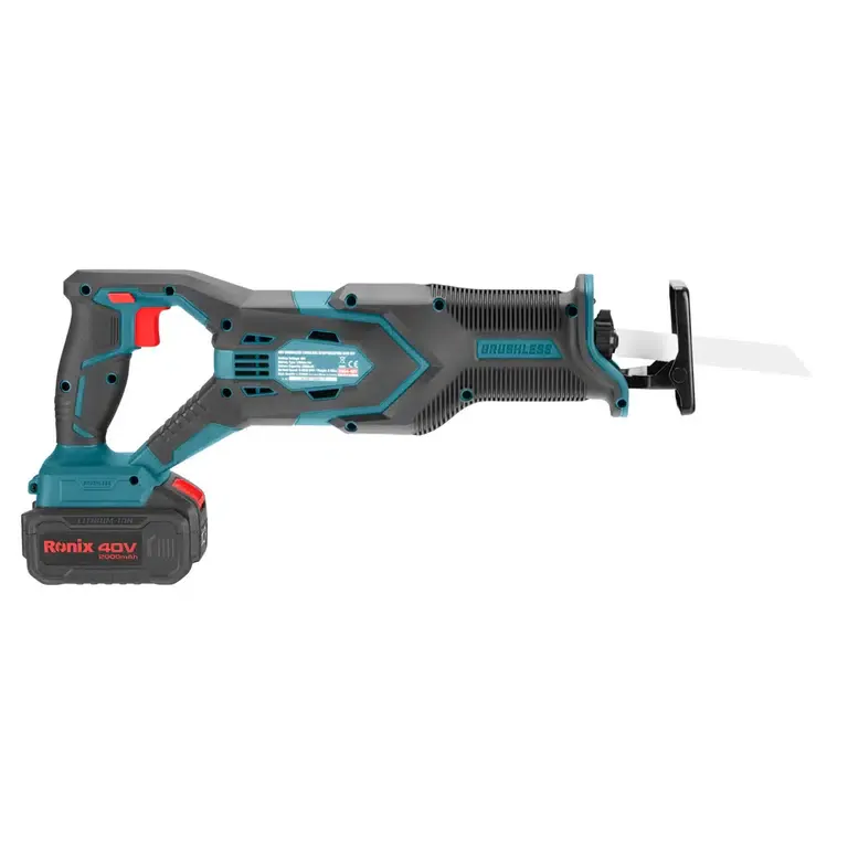 უსადენო ორმხრივი ხმალა ხერხი RONIX 8904 40v RONIX — ფოტო 2