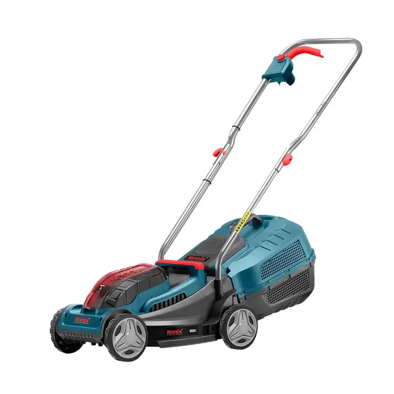 უსადენო ბალახის სათიბი Ronix 8681 20v, 4A-320mm — ფოტო 1