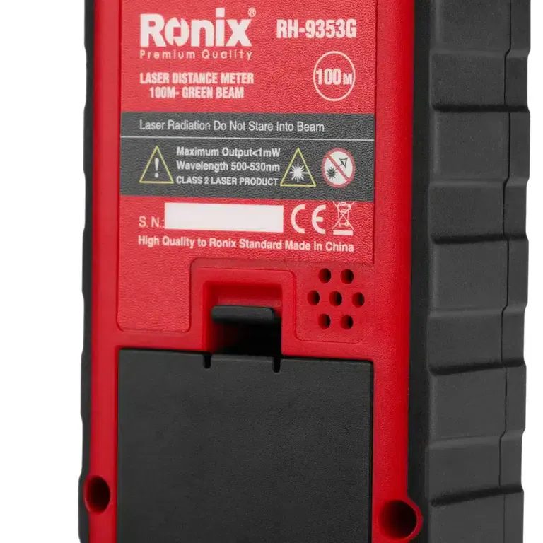 ლაზერული მანძილმზომი Ronix RH-9353G, 100მ მწვანე — ფოტო 6
