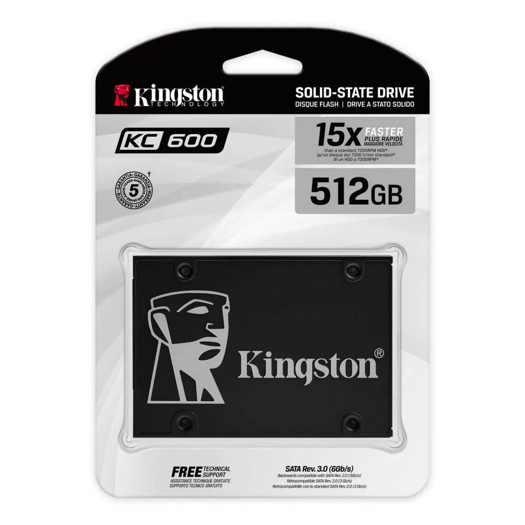 Kingston KC600 512GB SATA SSD — photo 1