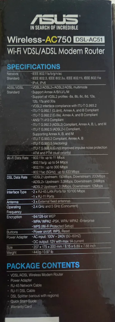 ASUS DSL-AC51 — ფოტო 2