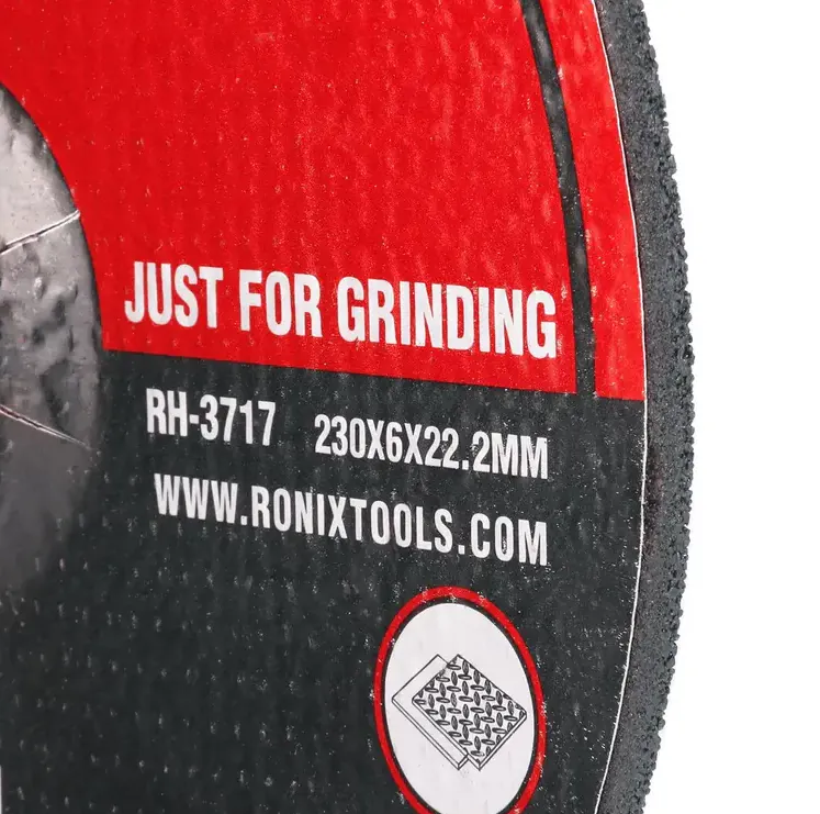 Стальной шлифовальный диск Ronix RH-3717, 230*6.0 мм — фото 1