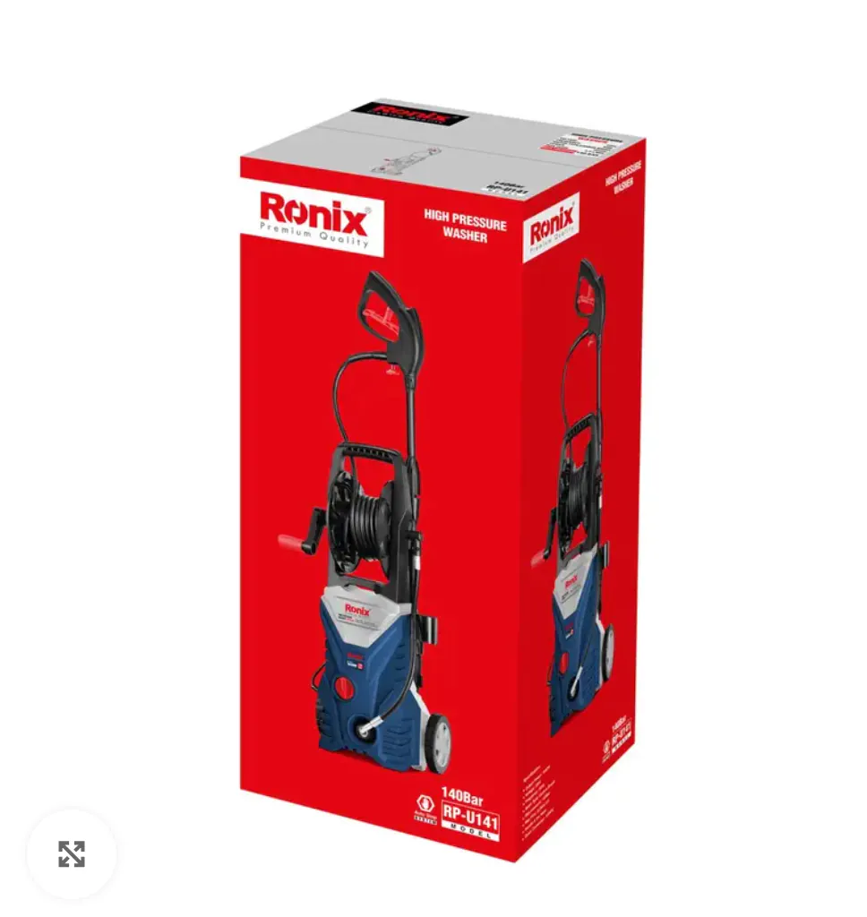მაღალი წნევის აპარატი Ronix RP-U141, 140bar 1650w — ფოტო 9