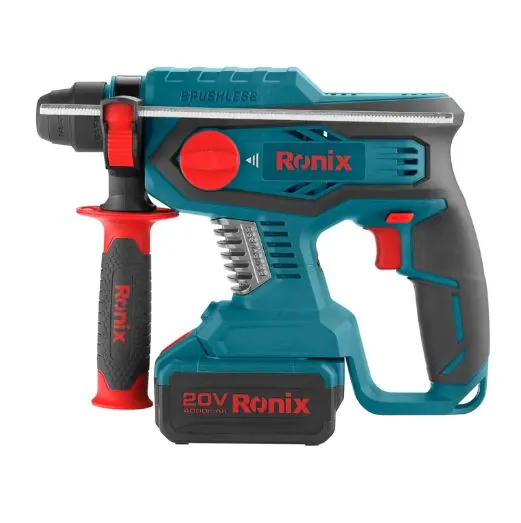 უსადენო უნახშირო პერფორატორი Ronix-8910K 20V 22mm — ფოტო 1