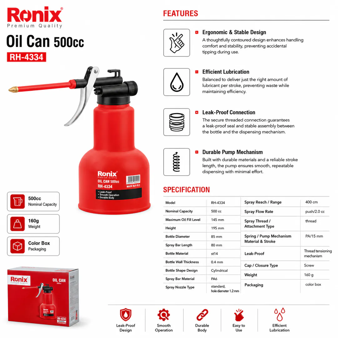 Маслёнка 500 мл RONIX RH-4334 — фото 1