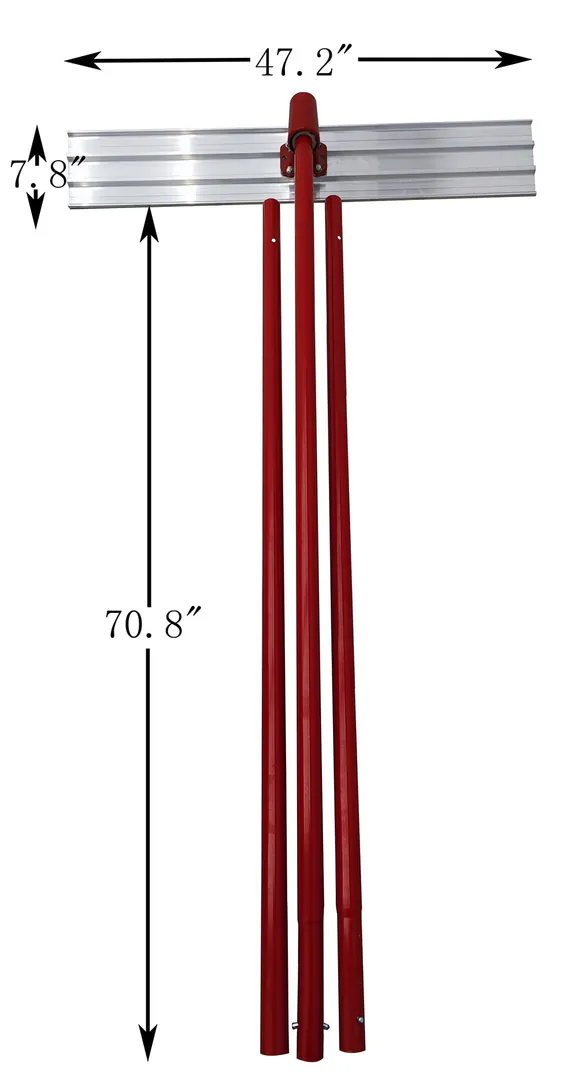Ручная механическая алюминиевая вибро-рейка 1,2*20 — фото 3