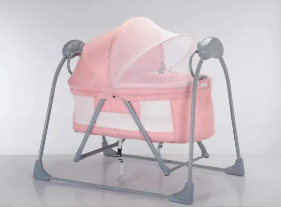 ელექტრო საქანელა ახალშობილებისთვის Q678-PINK — ფოტო 2