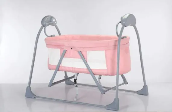 ელექტრო საქანელა ახალშობილებისთვის Q678-PINK — ფოტო 3