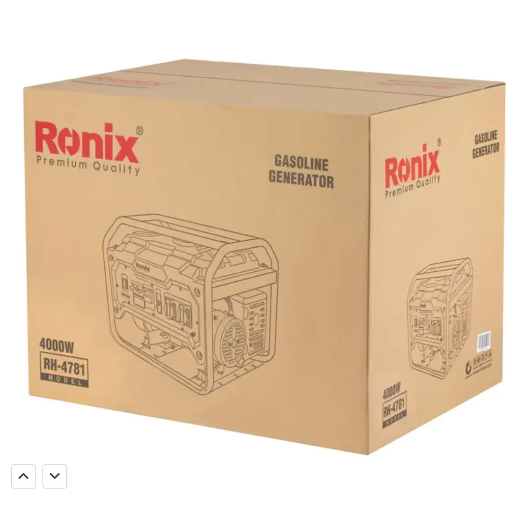 ბენზინის გენერატორი Ronix Rh-4781, 4kw 15ლ — ფოტო 4