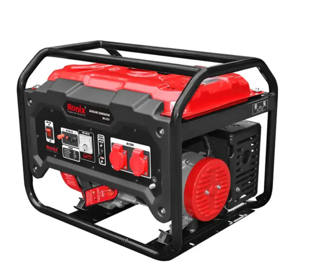 ბენზინის გენერატორი Ronix Rh-4781, 4kw 15ლ — ფოტო 7