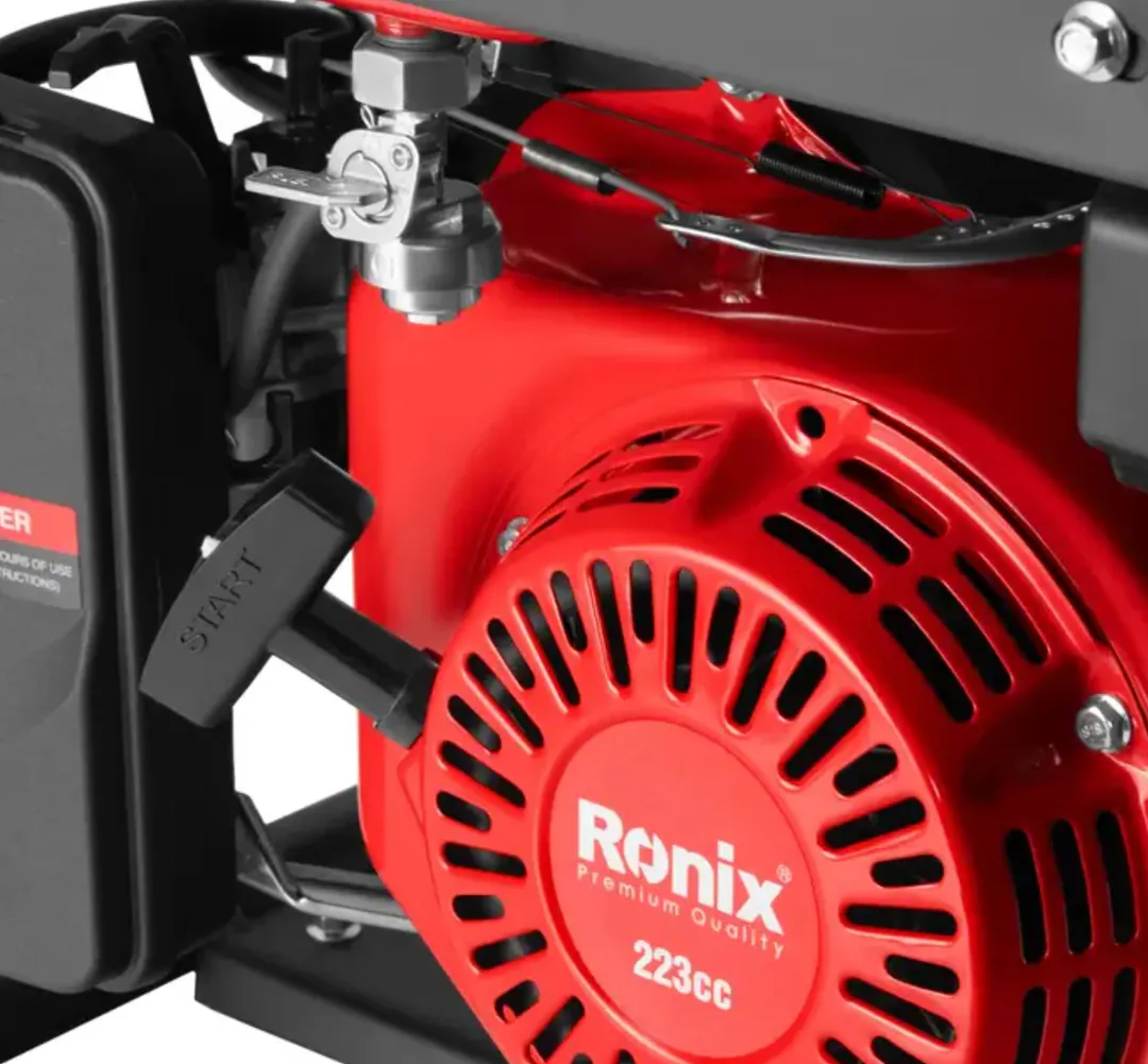 ბენზინის გენერატორი Ronix Rh-4781, 4kw 15ლ — ფოტო 8