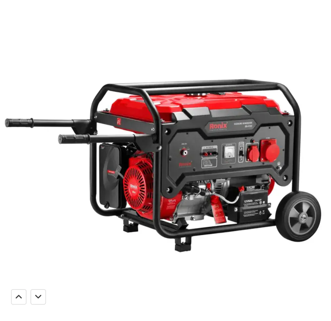 ბენზინის გენერატორი Ronix Rh-4782, 5.5kw 25ლ — ფოტო 2