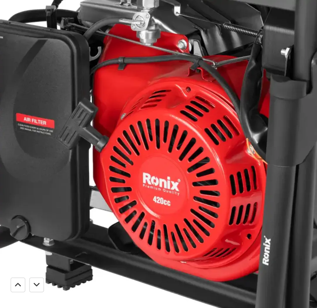 ბენზინის გენერატორი Ronix Rh-4782, 5.5kw 25ლ — ფოტო 4