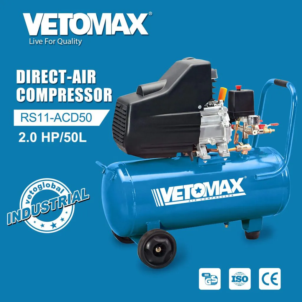 Oil air compressor 50 L — photo 2