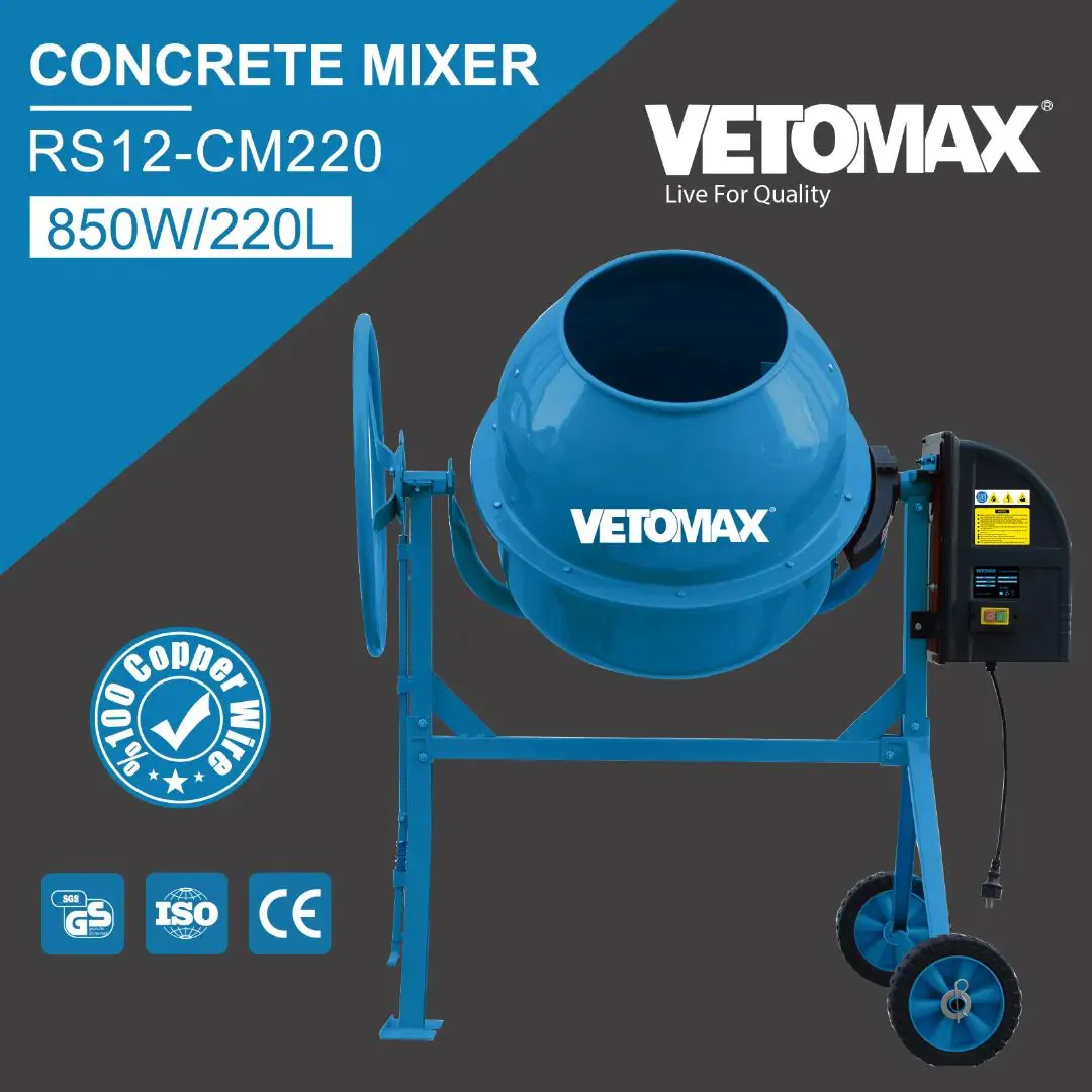 ელექტრო მიქსერი 220L-850W VETOMAX — ფოტო 1