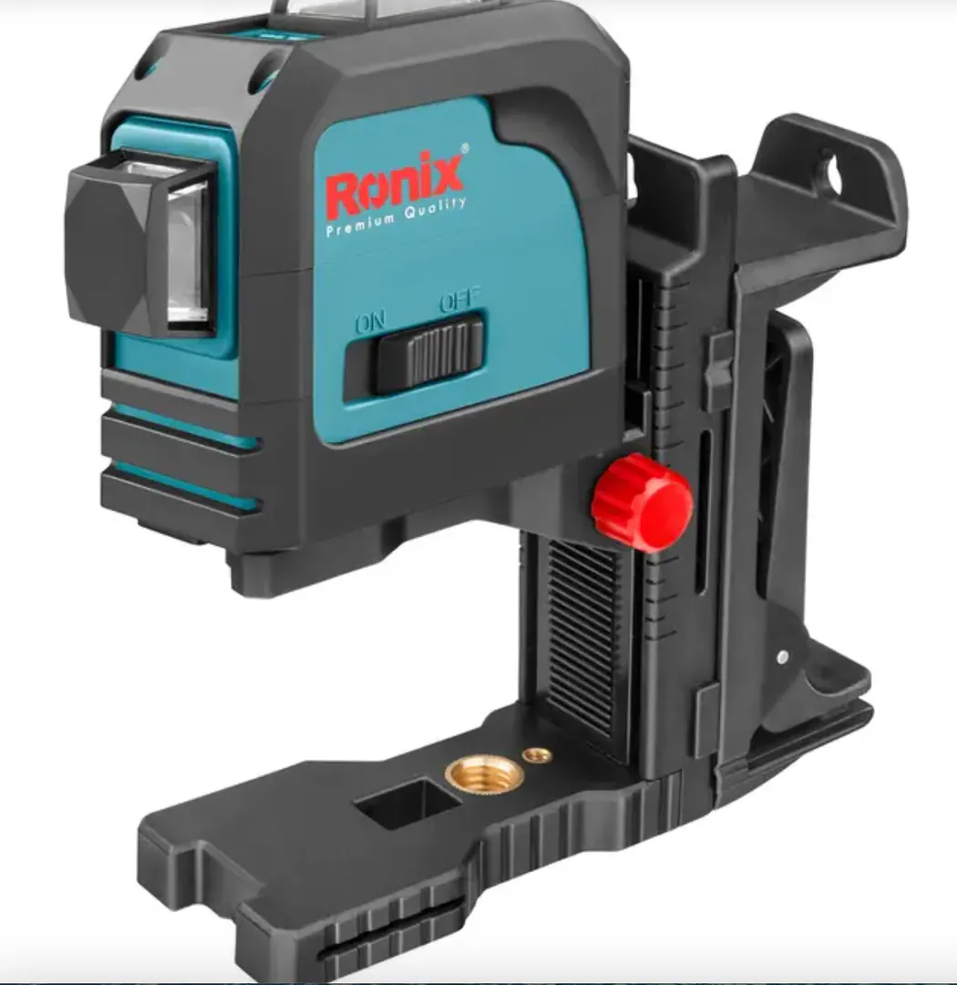 3D laser level Ronix RH-9536, 15/70m, red — photo 1