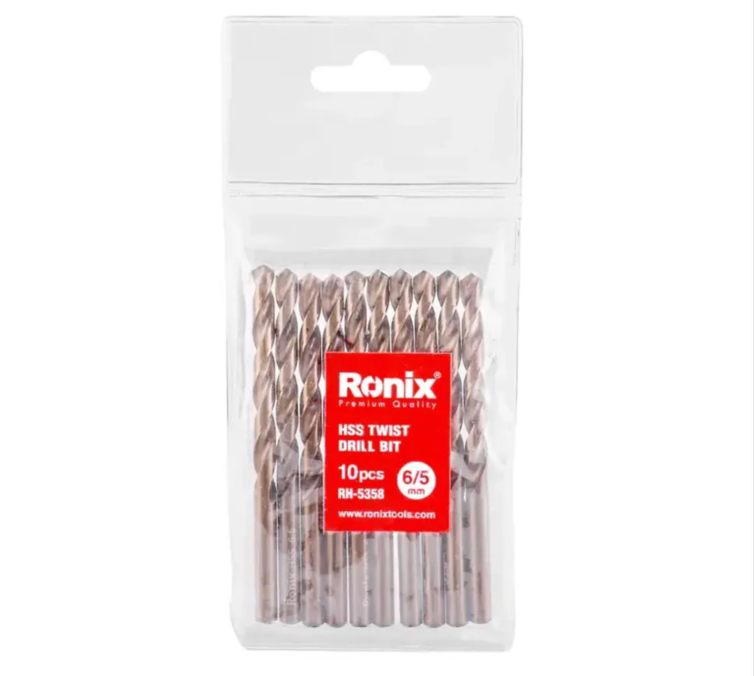 HSS მეტალის ბურღი Ronix RH-5357, 6 მმ — ფოტო 3
