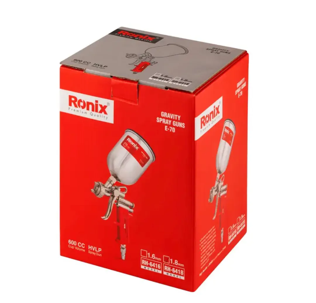 ჰაერის პულივიზატორი HVLP Ronix RH-6418, 1,8მმ — ფოტო 6