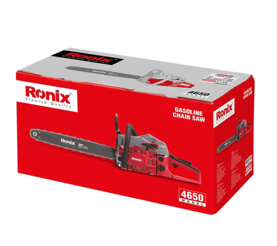 ბენზინის ჯაჭვური ხერხი Ronix-4650 50 სმ — ფოტო 5