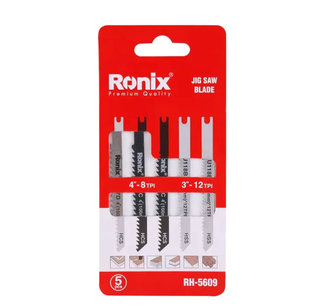Пилки для электроножовки Ronix RH-5609, assorted, 5 шт. — фото 1
