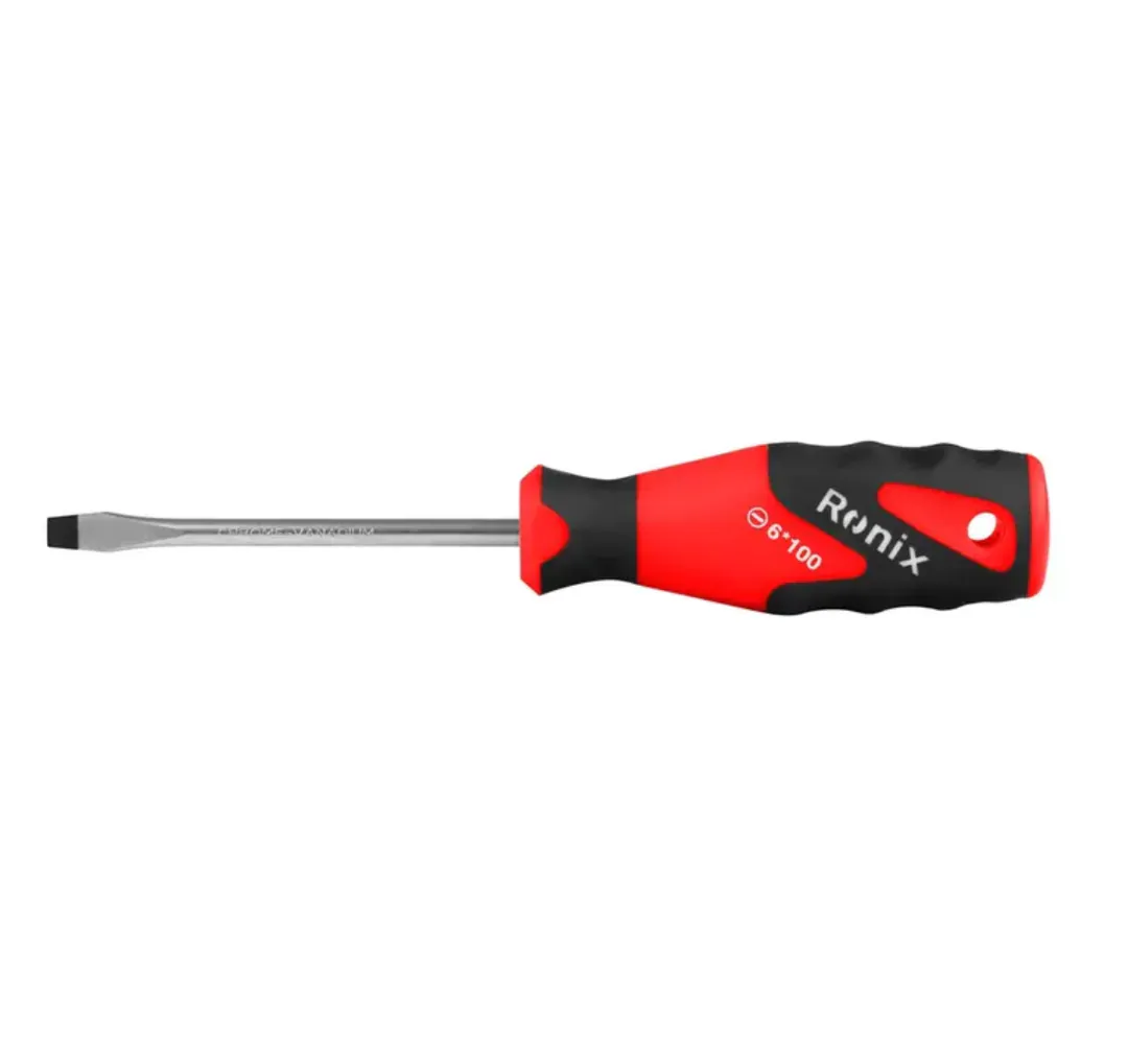 ბრტყელი სახრახნისი Ronix RH-2786, 8×200 მმ — ფოტო 2