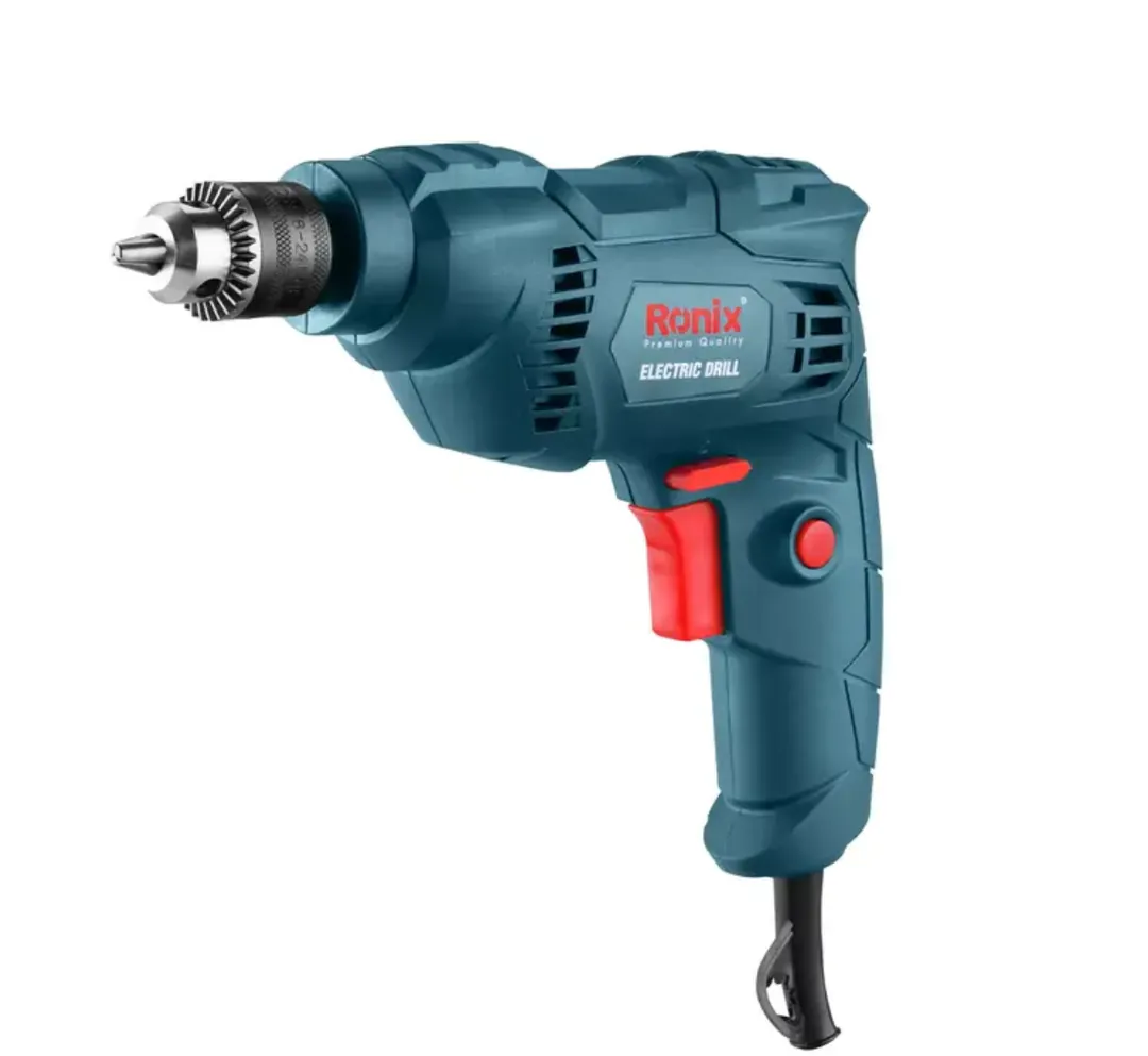 ელექტრო ბურღი-სახრახნისი Ronix-2107A 400w — ფოტო 1