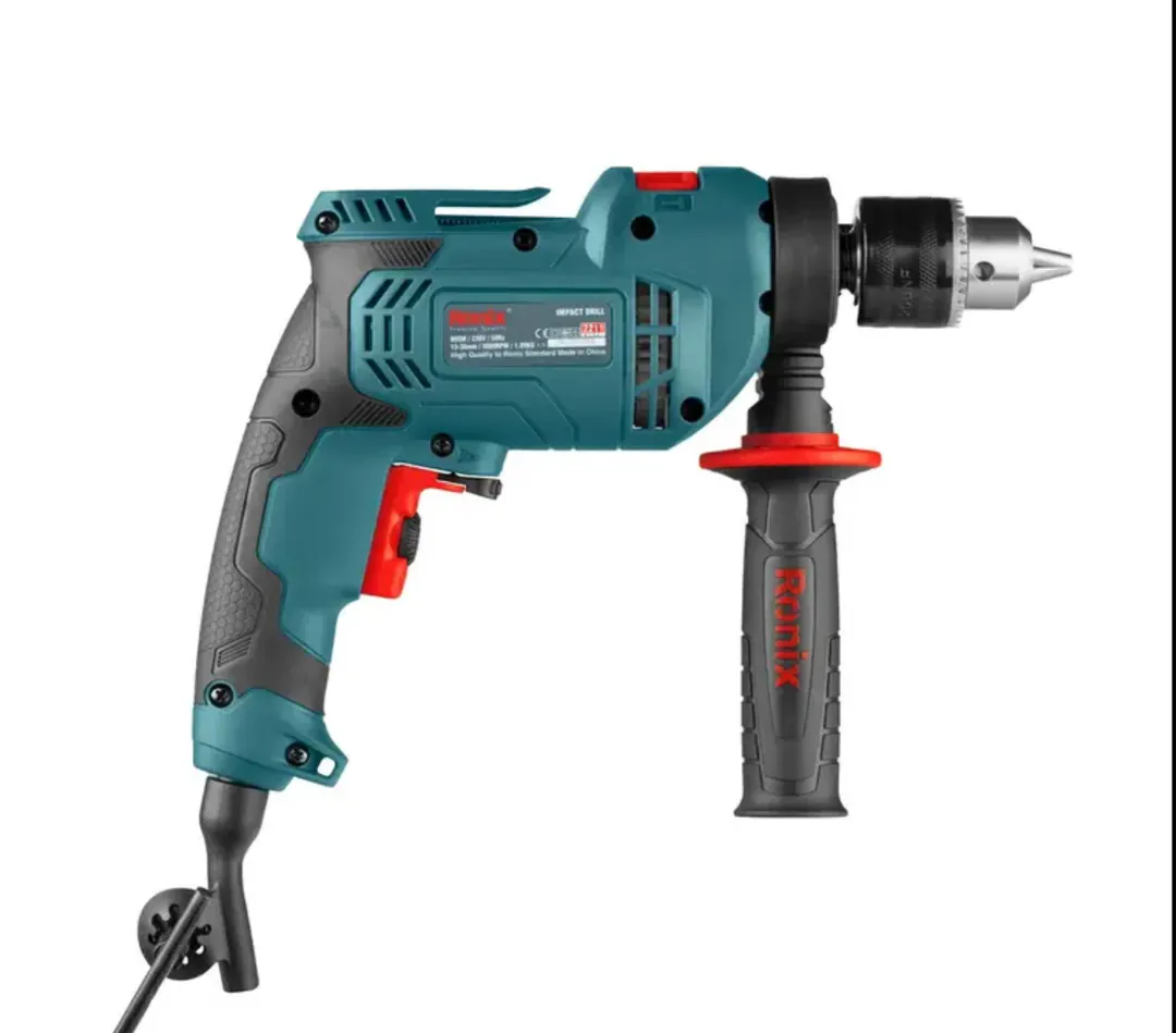ელექტრო დარტყმითი ბურღი Ronix-2211 600w — ფოტო 6