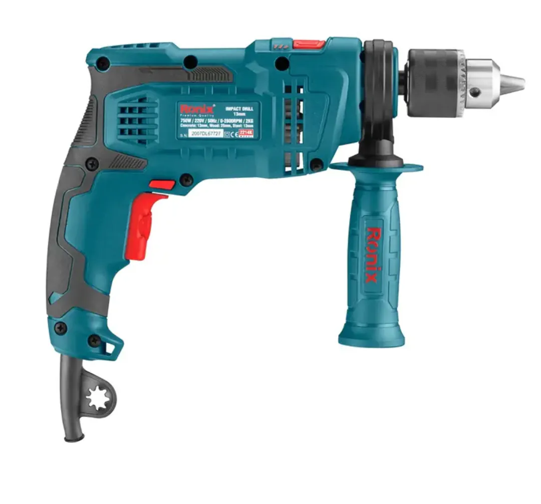 ელექტრო დარტყმითი ბურღი Ronix-2220 1050w — ფოტო 2