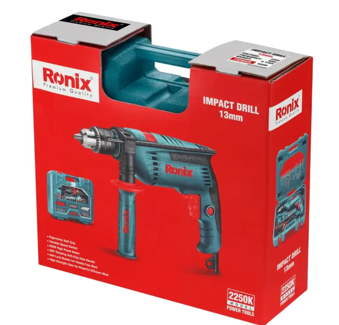 Electric Hammer Drill Ronix-2250K 850W Kit — photo 6