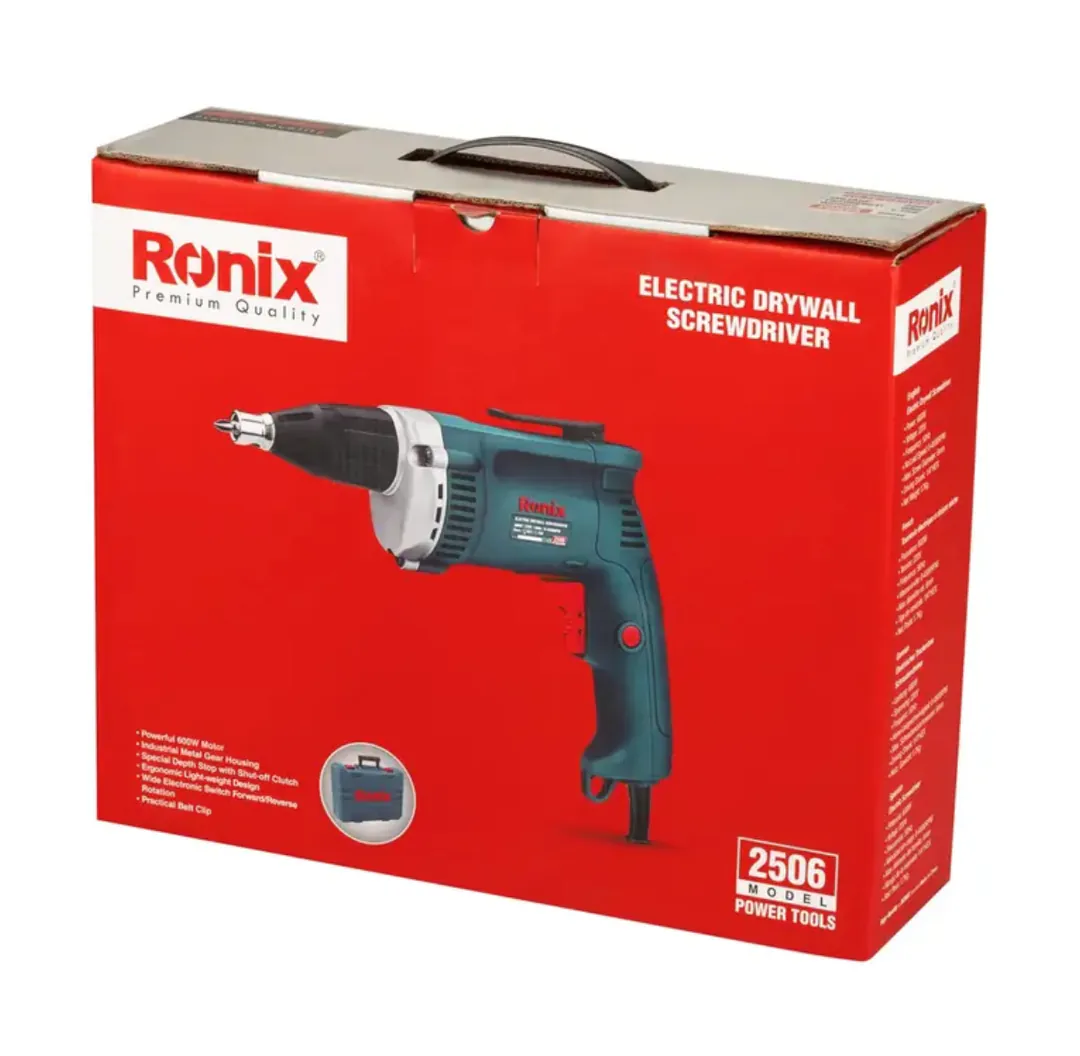 Электрический шуруповерт для гипсокартона Ronix-2506 600 Вт — фото 6