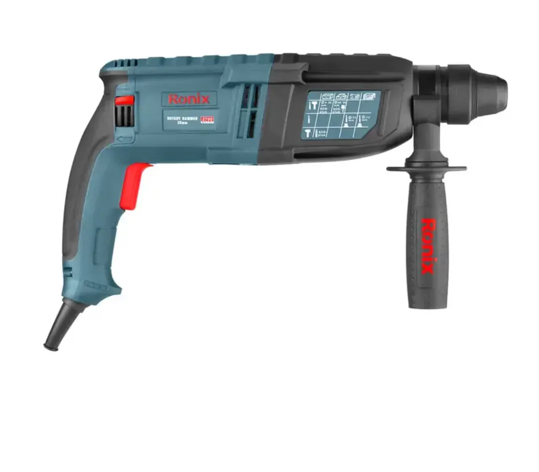 ელექტრო პერფორატორი Ronix-2700 28mm 850w SDS — ფოტო 7