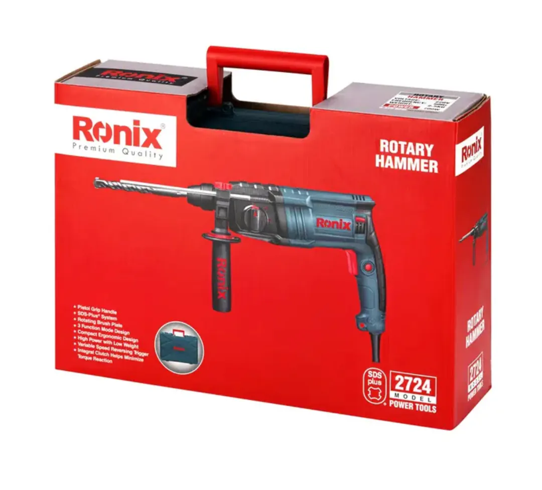 Электроперфоратор Ronix-2724 24mm 700W SDS — фото 4