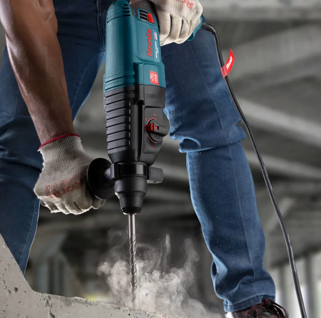 ელექტრო პერფორატორი Ronix-2726 26mm 850W SDS — ფოტო 1