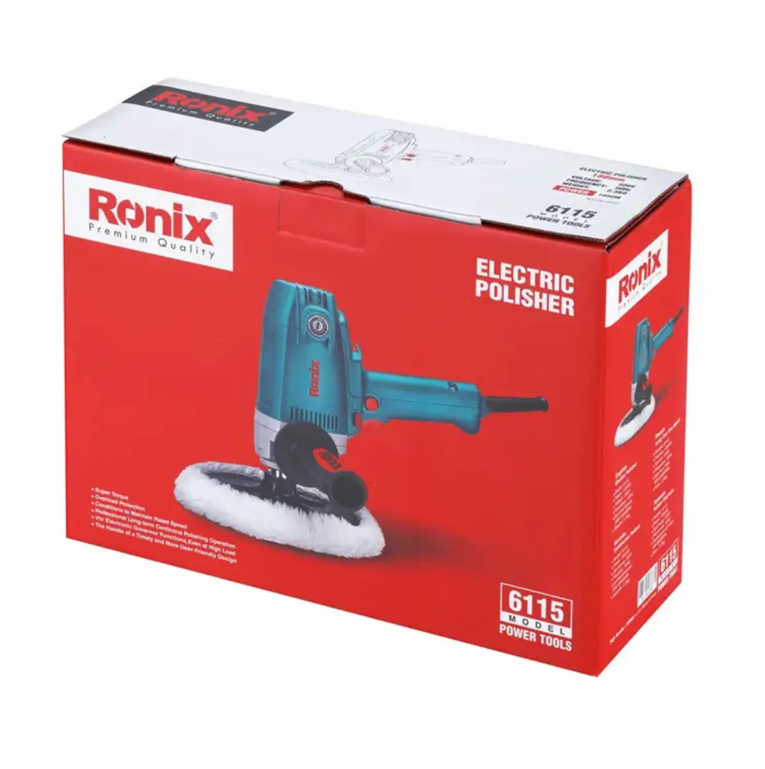 Электрополировочная машина Ronix-6115 1050w 180mm — фото 8