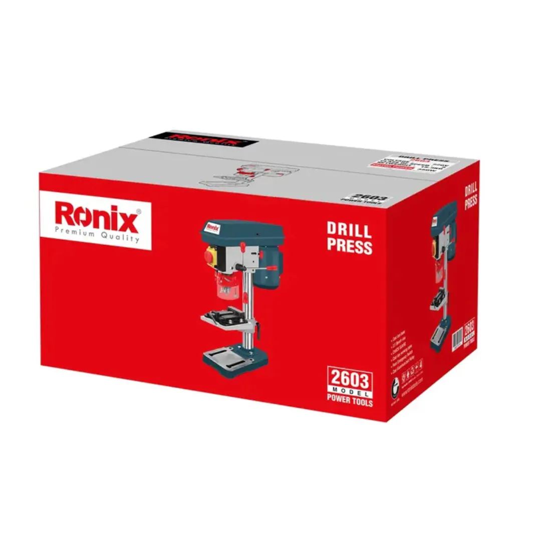 ელექტრო საბურღი დაზგა Ronix-2603 13mm 350w — ფოტო 8