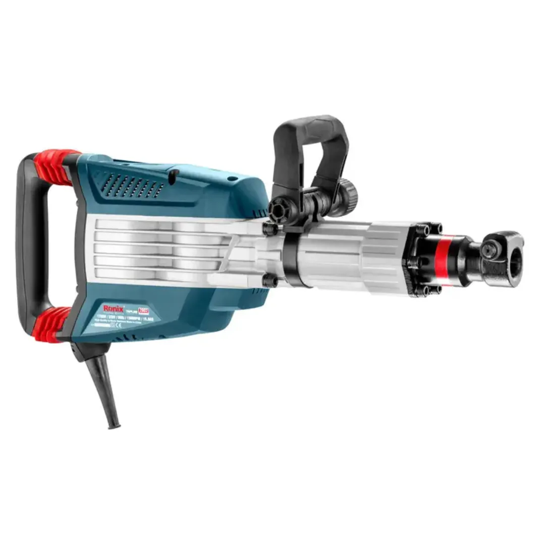 ელექტრო ნგრევის ჩაქუჩი Ronix-2802 1750w 48J 14kg — ფოტო 2