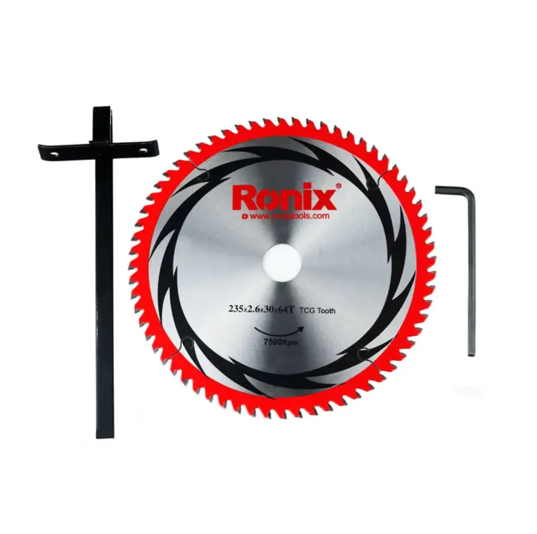 ელექტრო ცირკულარული ხერხი Ronix-4320 2000w 235mm — ფოტო 5