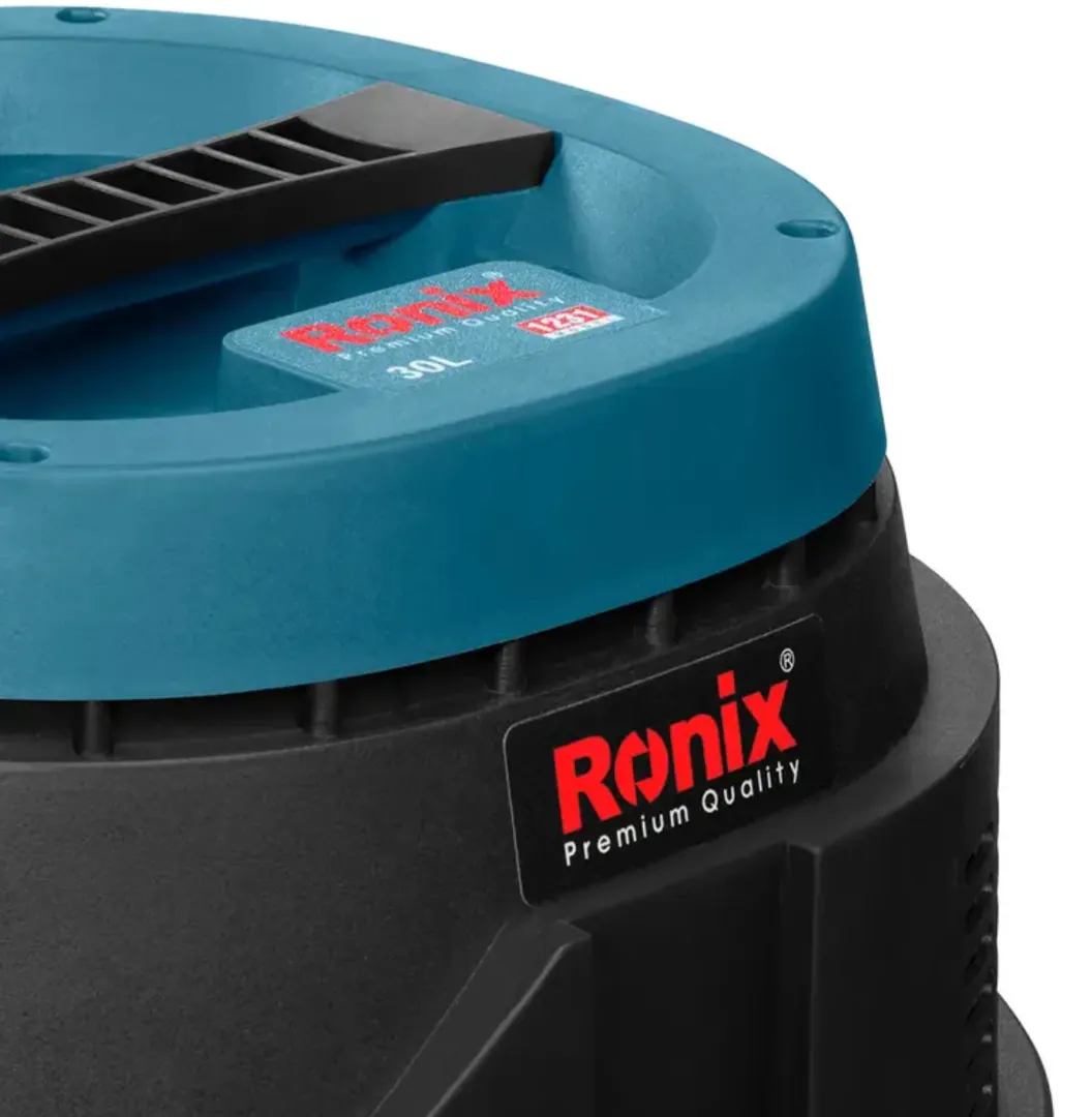 ინდუსტრიული მტვერსასრუტი Ronix-1231 30ლიტრი — ფოტო 7