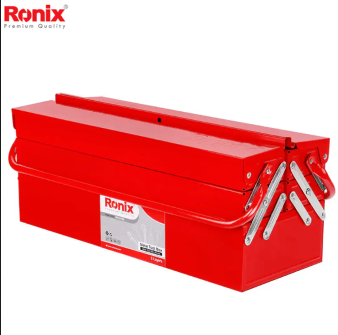 ინსტრუმენტების ყუთი მეტალის Ronix RH-9103, 17 ინჩი — фото 2