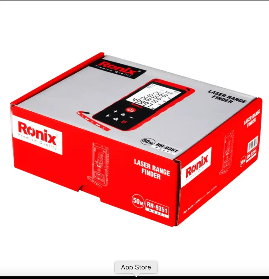 ლაზერული მანძილმზომი Ronix RH-9351, 50მ — ფოტო 5