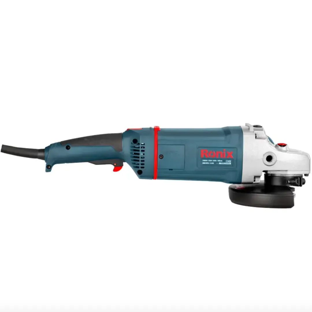 ელექტრო კუთხსახეხი Ronix-3210 180mm 2400w — ფოტო 3