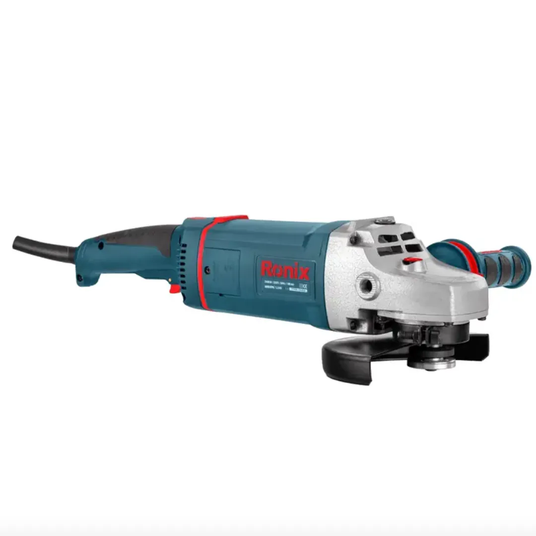 ელექტრო კუთხსახეხი Ronix-3210 180mm 2400w — ფოტო 1