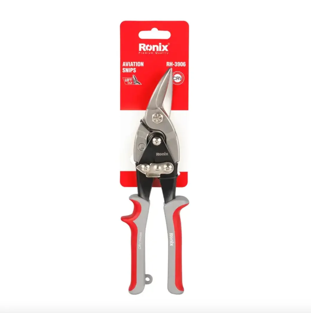 ლითონის პროფილის მარცხენა მაკრატელი Ronix RH-3906 — ფოტო 6