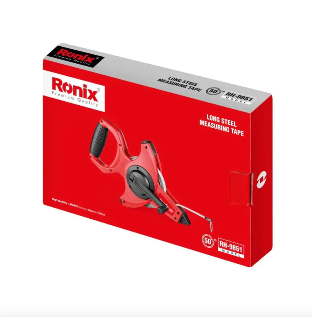 Металлическая измерительная лента Ronix RH-9851, 50 м — фото 4