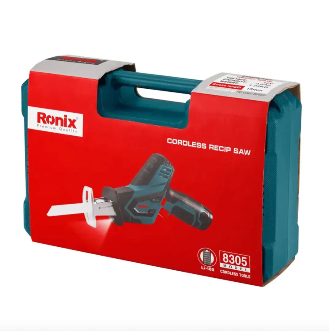 Аккумуляторная двунаправленная (реципрокционная) пила Ronix-8305 — фото 8