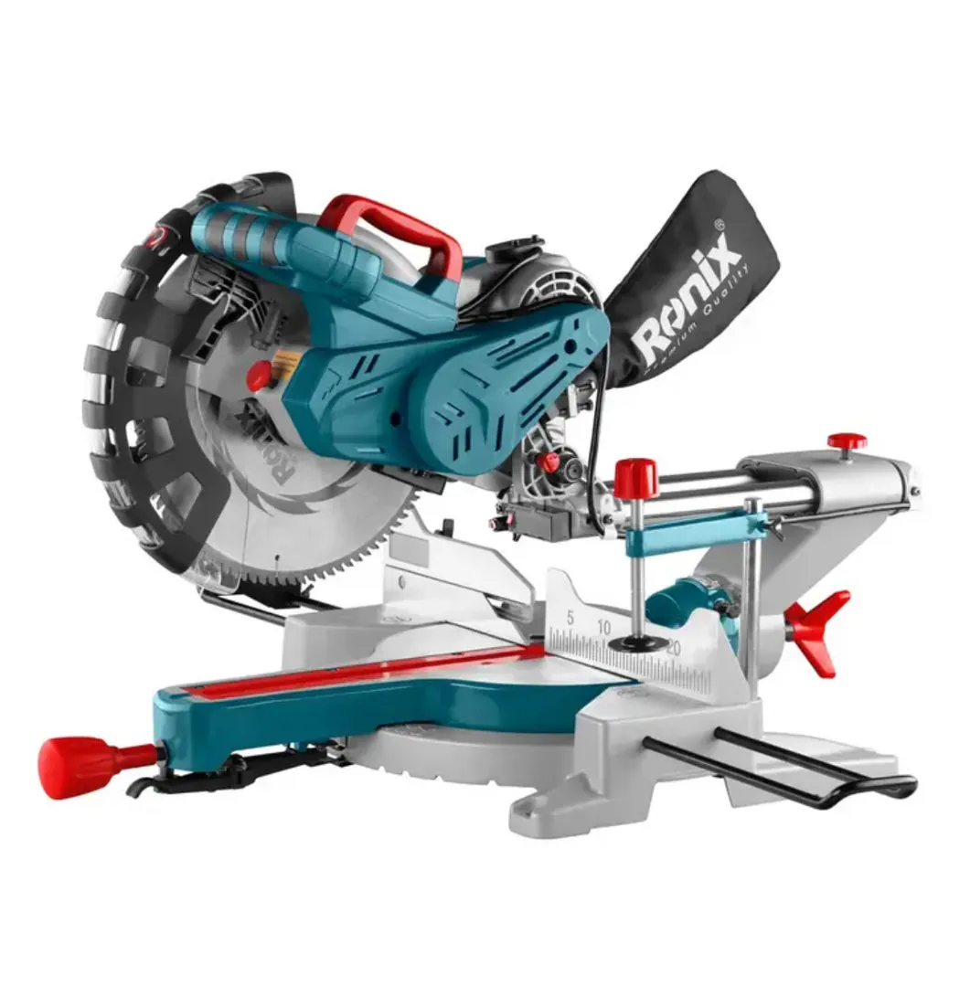 ტორსული ხერხი Ronix-5303 2000w 305mm — ფოტო 3