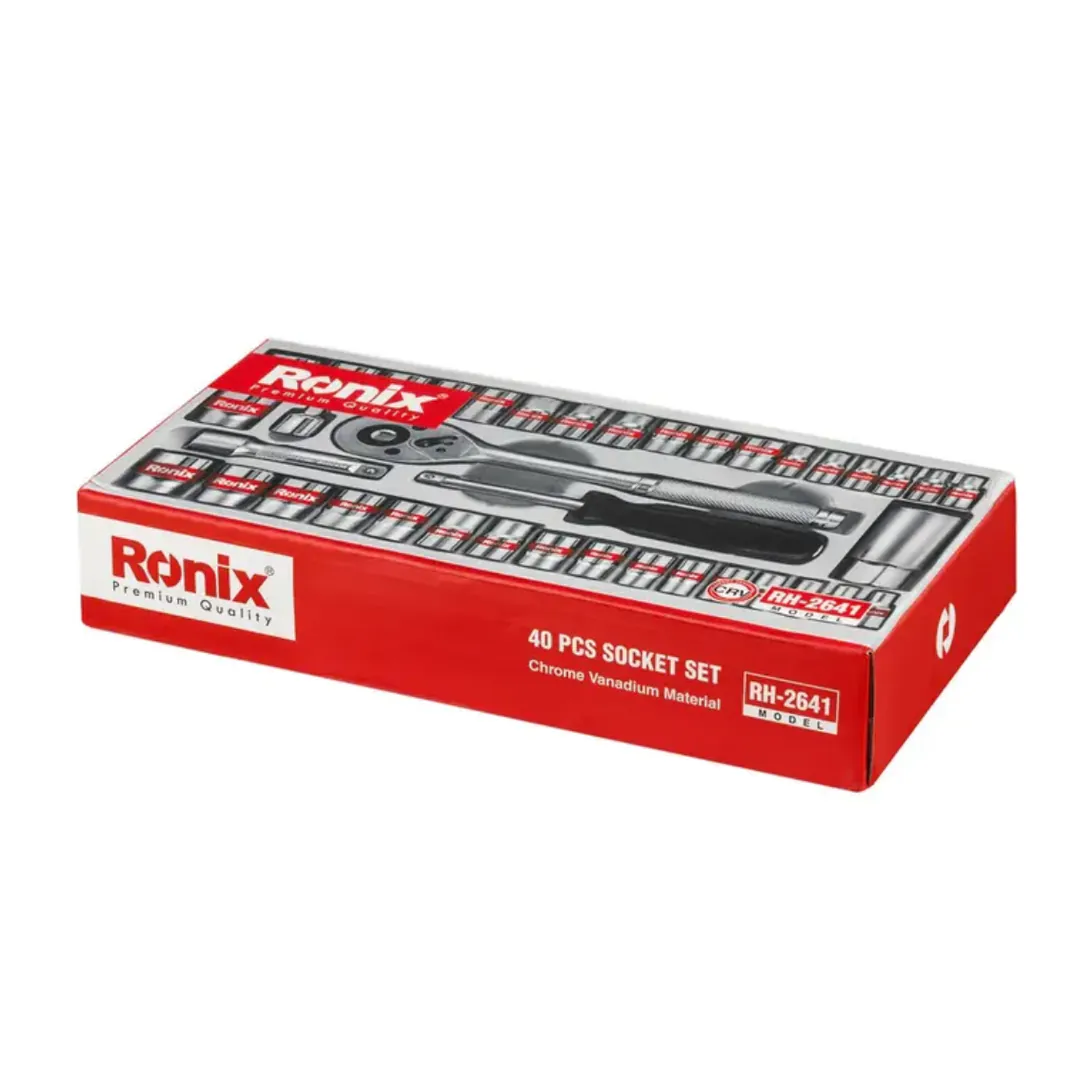 ტორცული თავაკების ნაკრები Ronix RH-2641, 40ც — ფოტო 1