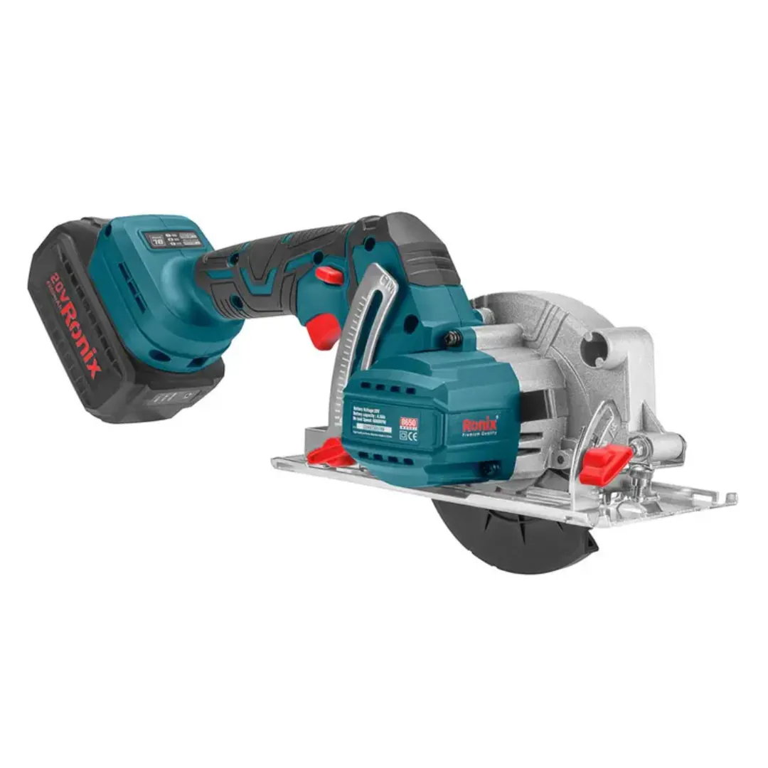 Бесщетоточная беспроводная циркулярная пила Ronix-8650 20V — фото 5