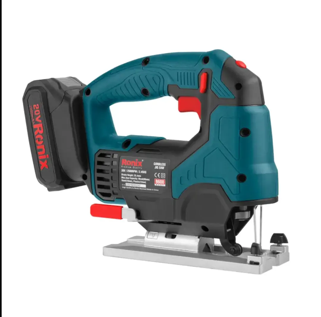 უსადენო ბეწვა ხერხი Ronix-8608 20v — ფოტო 3